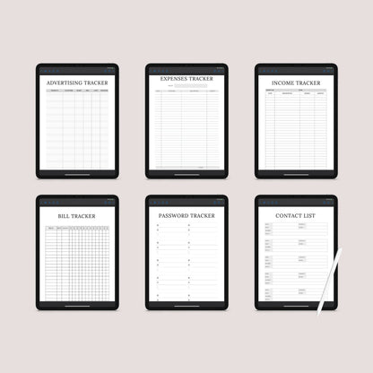 The Online Shop Planner – Business, Inventory & Marketing Tracker for E-Commerce Success | Printable PDF