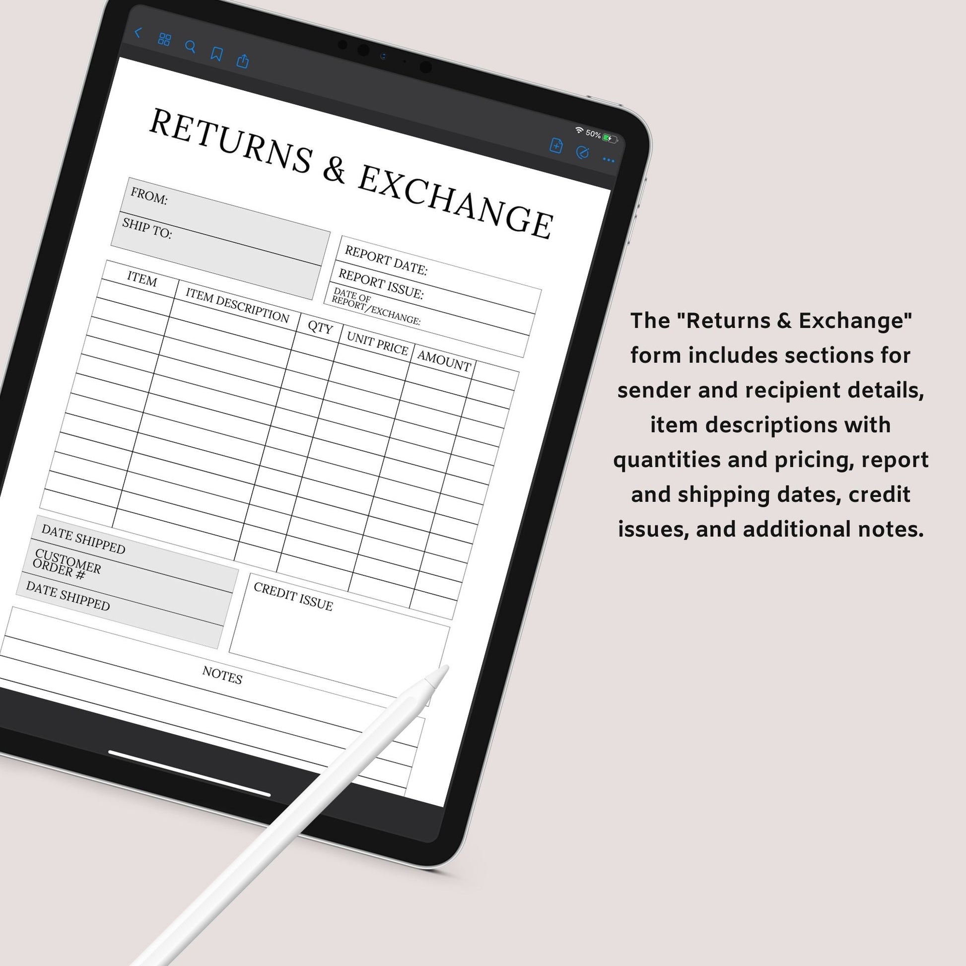 The Online Shop Planner – Business, Inventory & Marketing Tracker for E-Commerce Success | Printable PDF