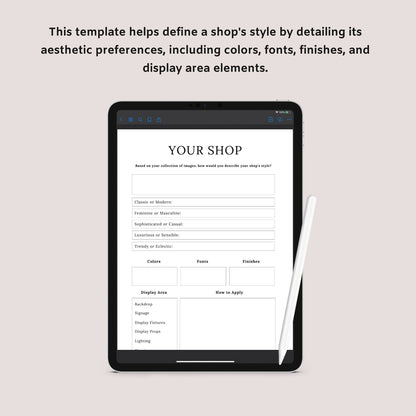 The Online Shop Planner – Business, Inventory & Marketing Tracker for E-Commerce Success | Printable PDF