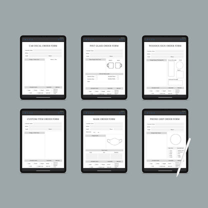 The Order Forms Bundle – Printable Custom Order Tracking Forms for Small Businesses & Handmade Shops | Digital Download