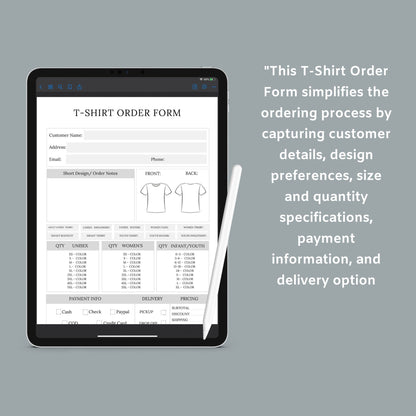 The Order Forms Bundle – Printable Custom Order Tracking Forms for Small Businesses & Handmade Shops | Digital Download