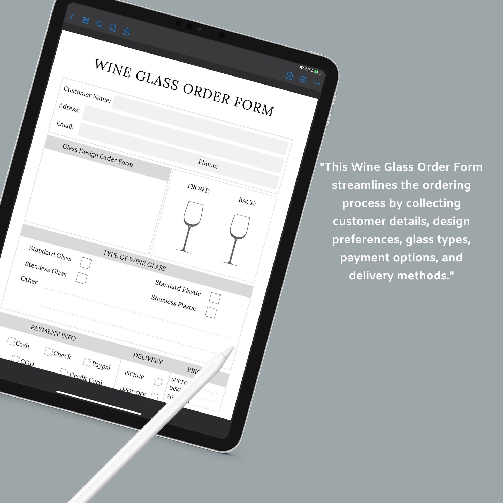 The Order Forms Bundle – Printable Custom Order Tracking Forms for Small Businesses & Handmade Shops | Digital Download