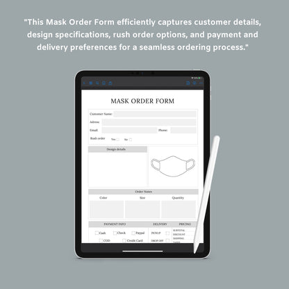 The Order Forms Bundle – Printable Custom Order Tracking Forms for Small Businesses & Handmade Shops | Digital Download