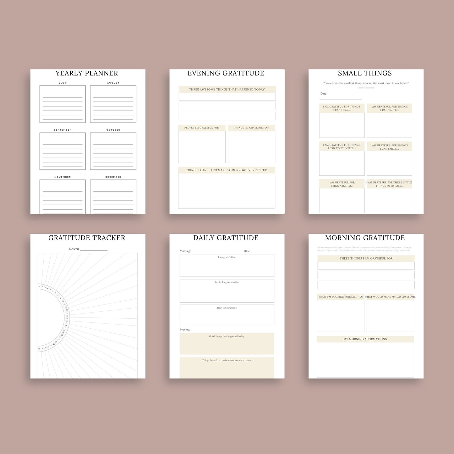 The Prayer Journal – Guided Faith-Based Reflection & Gratitude Planner | Printable PDF