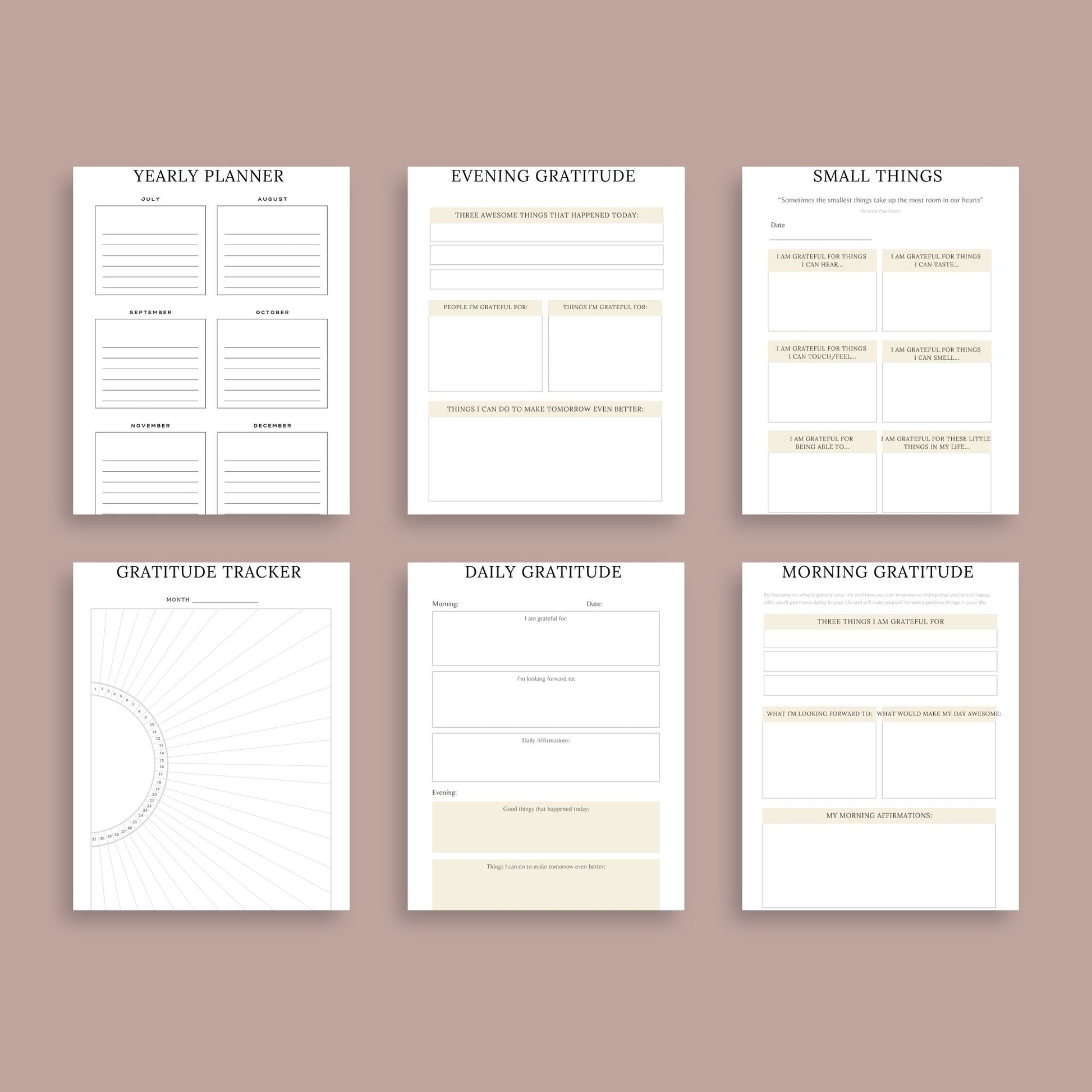 The Prayer Journal – Guided Faith-Based Reflection & Gratitude Planner | Printable PDF