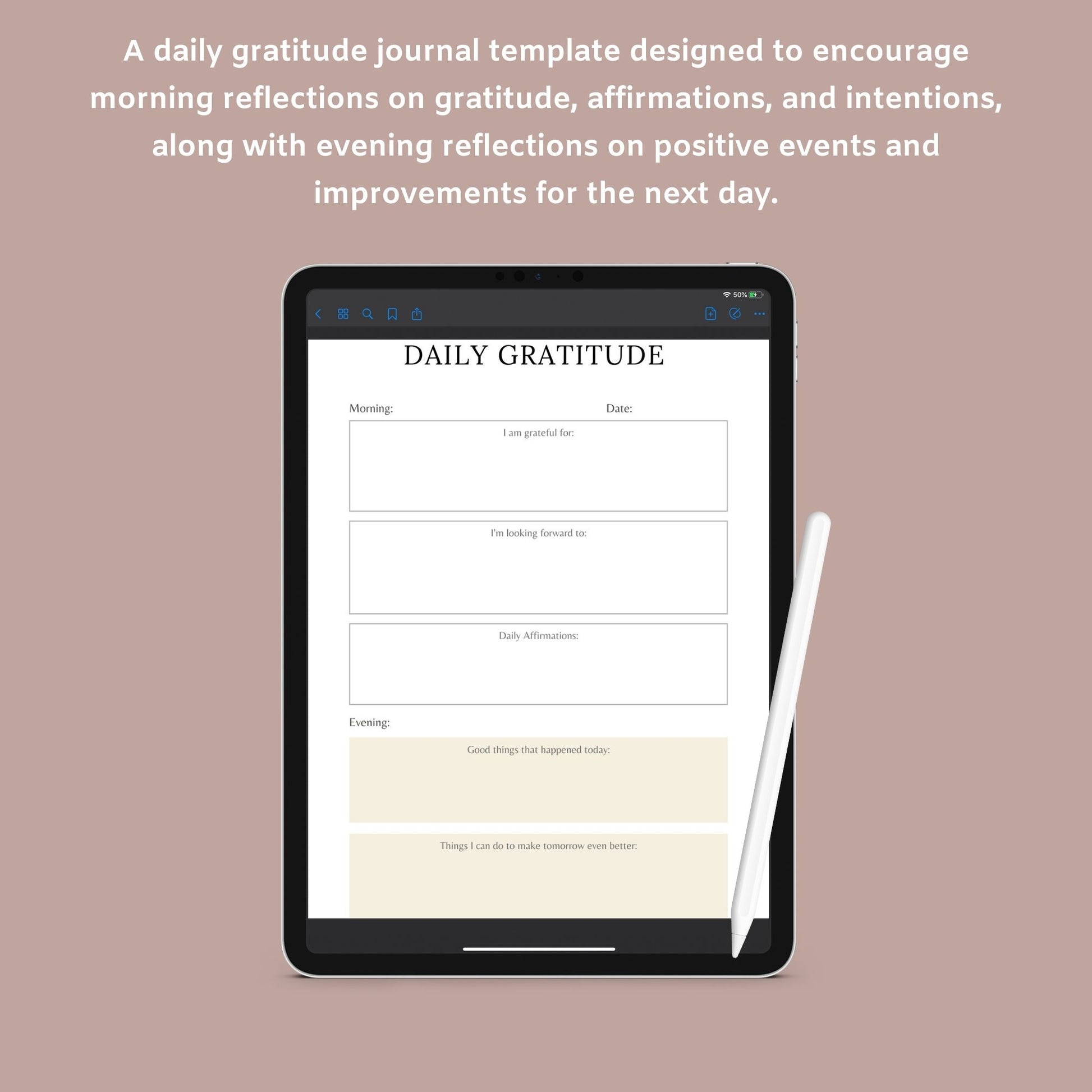 The Prayer Journal – Guided Faith-Based Reflection & Gratitude Planner | Printable PDF