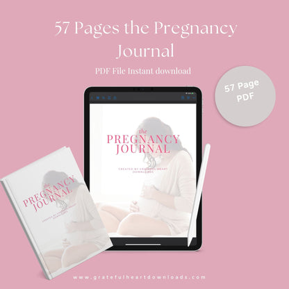 The Pregnancy Journal – Track Your Journey, Baby’s Growth & Special Moments | Printable PDF