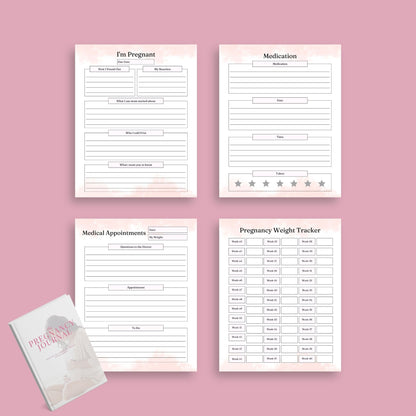 The Pregnancy Journal – Track Your Journey, Baby’s Growth & Special Moments | Printable PDF