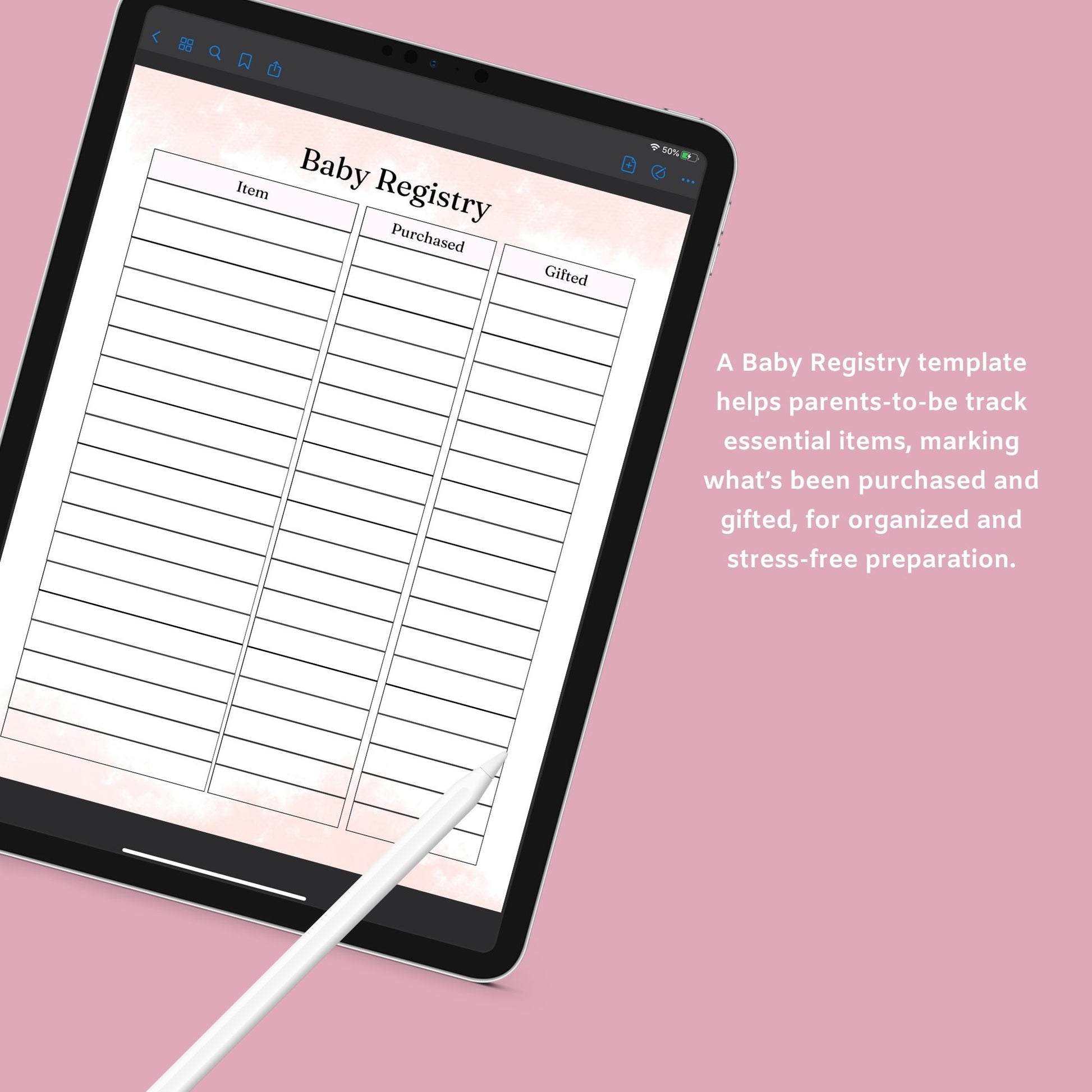 The Pregnancy Journal – Track Your Journey, Baby’s Growth & Special Moments | Printable PDF
