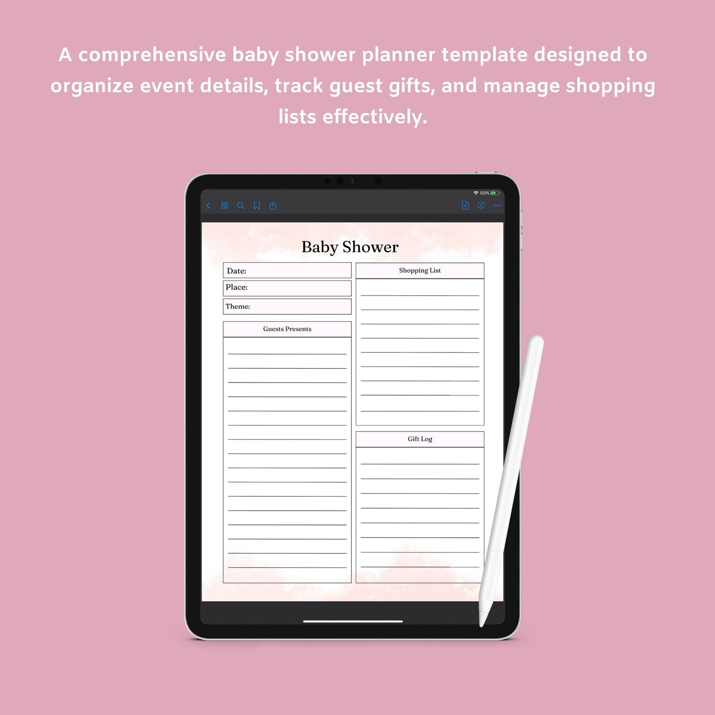 The Pregnancy Journal – Track Your Journey, Baby’s Growth & Special Moments | Printable PDF