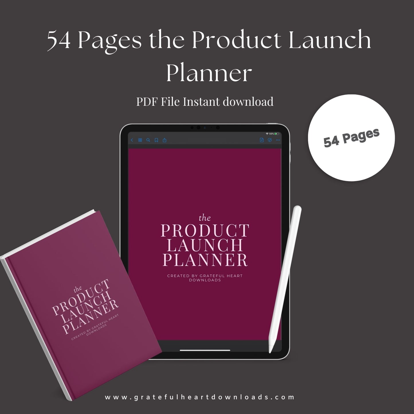The Product Launch Planner – Plan, Market & Execute a Successful Product Launch | Printable PDF