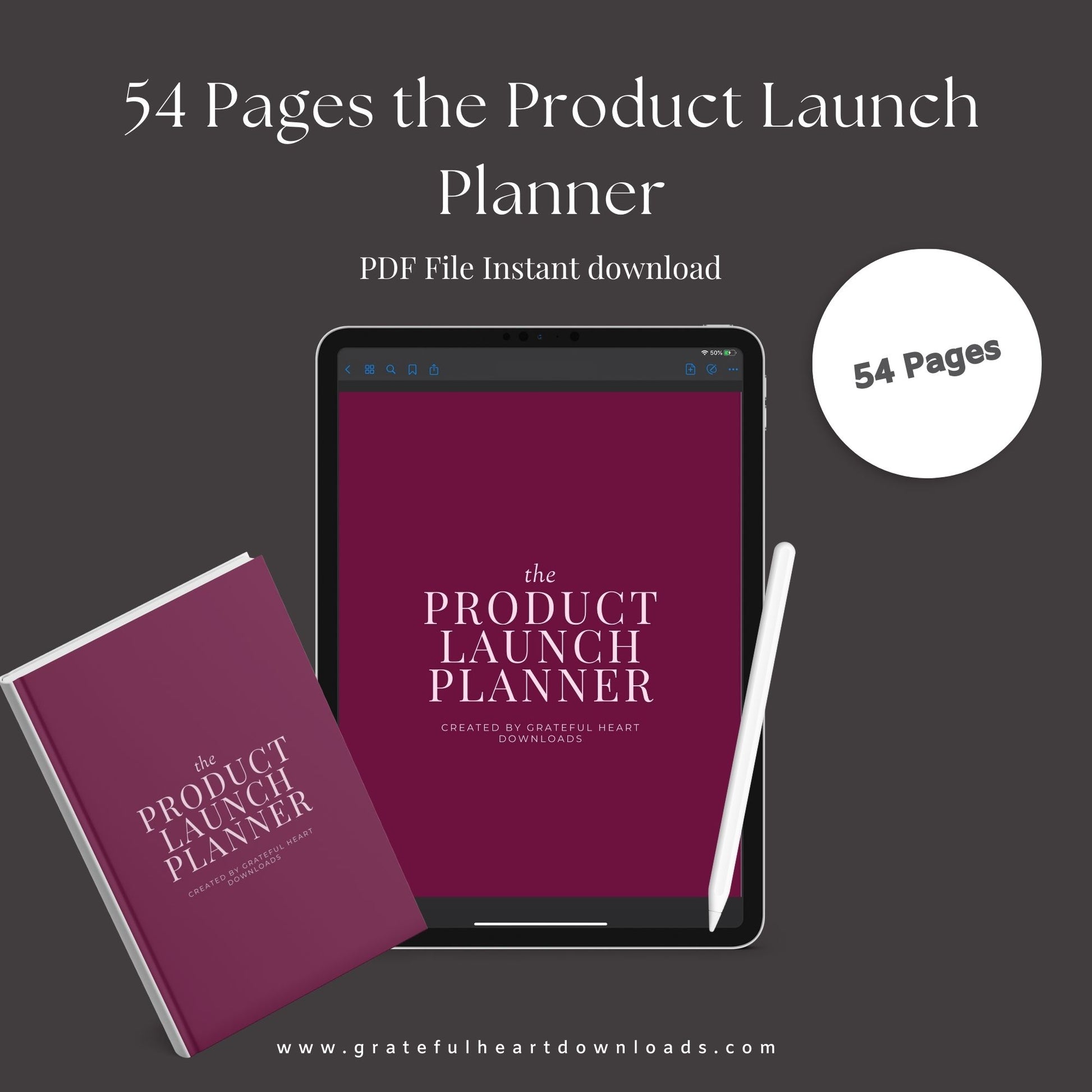 The Product Launch Planner – Plan, Market & Execute a Successful Product Launch | Printable PDF