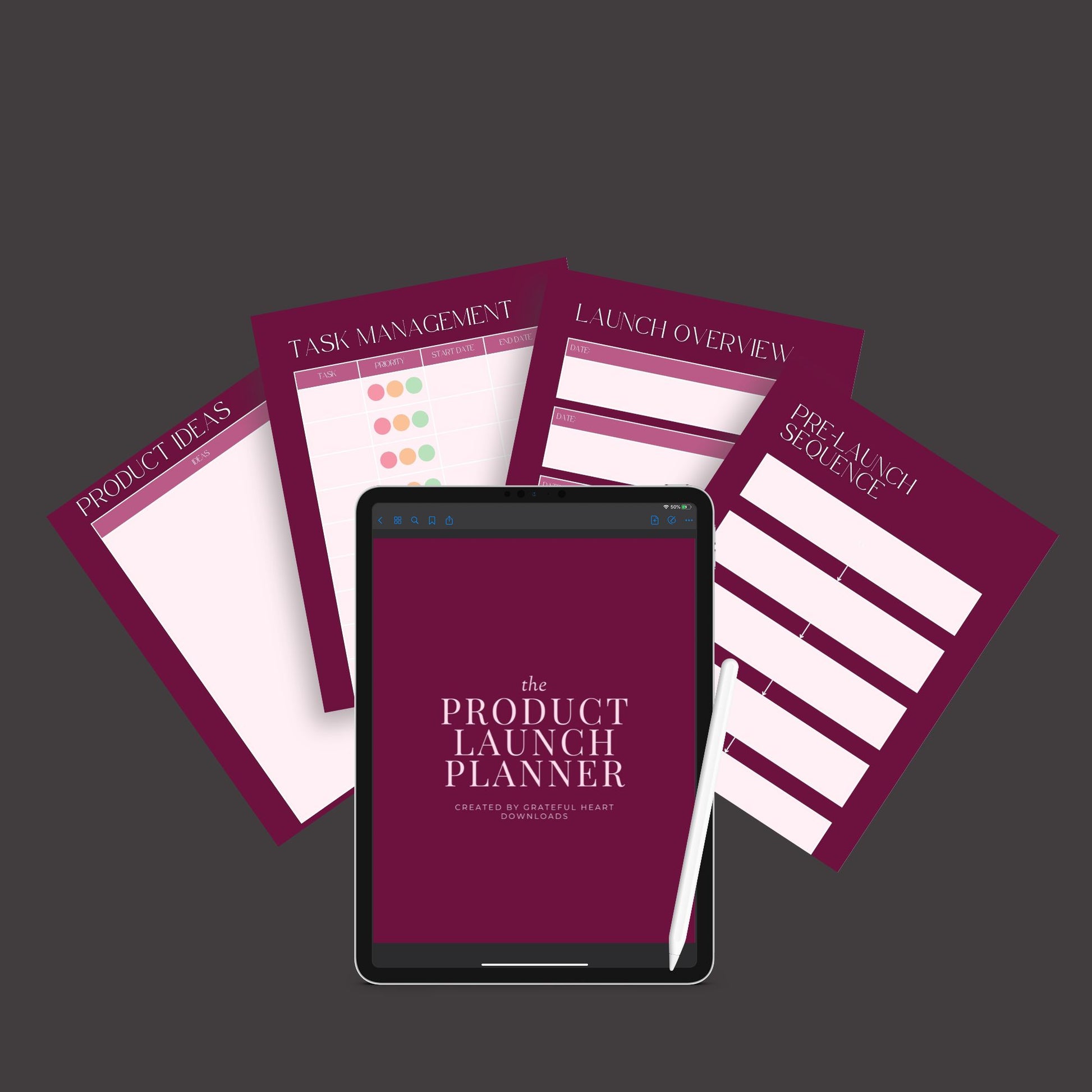 The Product Launch Planner – Plan, Market & Execute a Successful Product Launch | Printable PDF