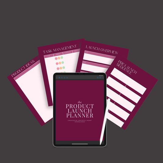 The Product Launch Planner – Plan, Market & Execute a Successful Product Launch | Printable PDF