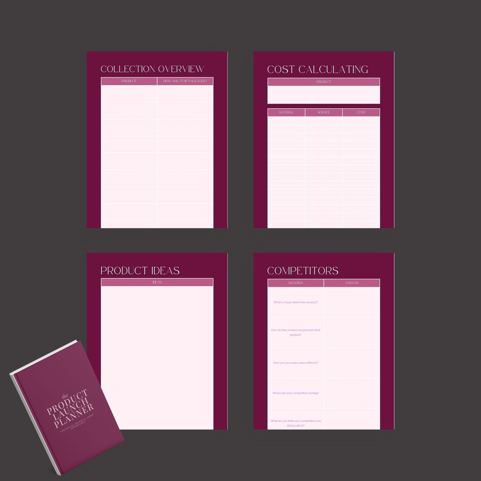 The Product Launch Planner – Plan, Market & Execute a Successful Product Launch | Printable PDF