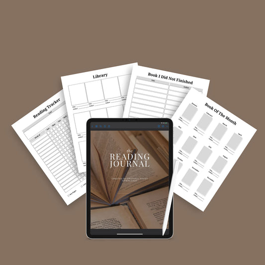 The Reading Journal – Track Books, Reviews & Reading Challenges | Printable PDF