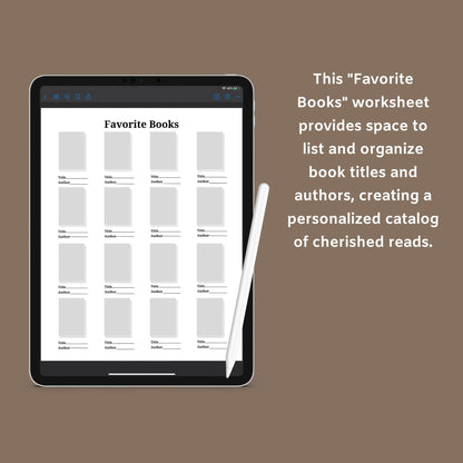 The Reading Journal – Track Books, Reviews & Reading Challenges | Printable PDF