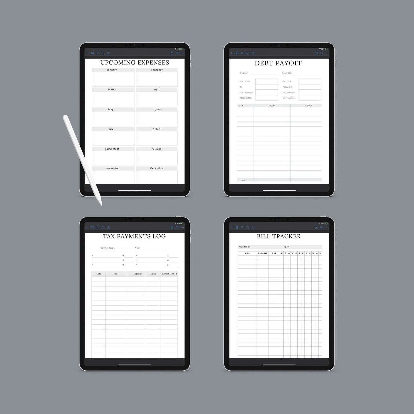 The Rental Property Planner – Track Income, Expenses & Tenants for Landlords & Property Managers | Printable PDF