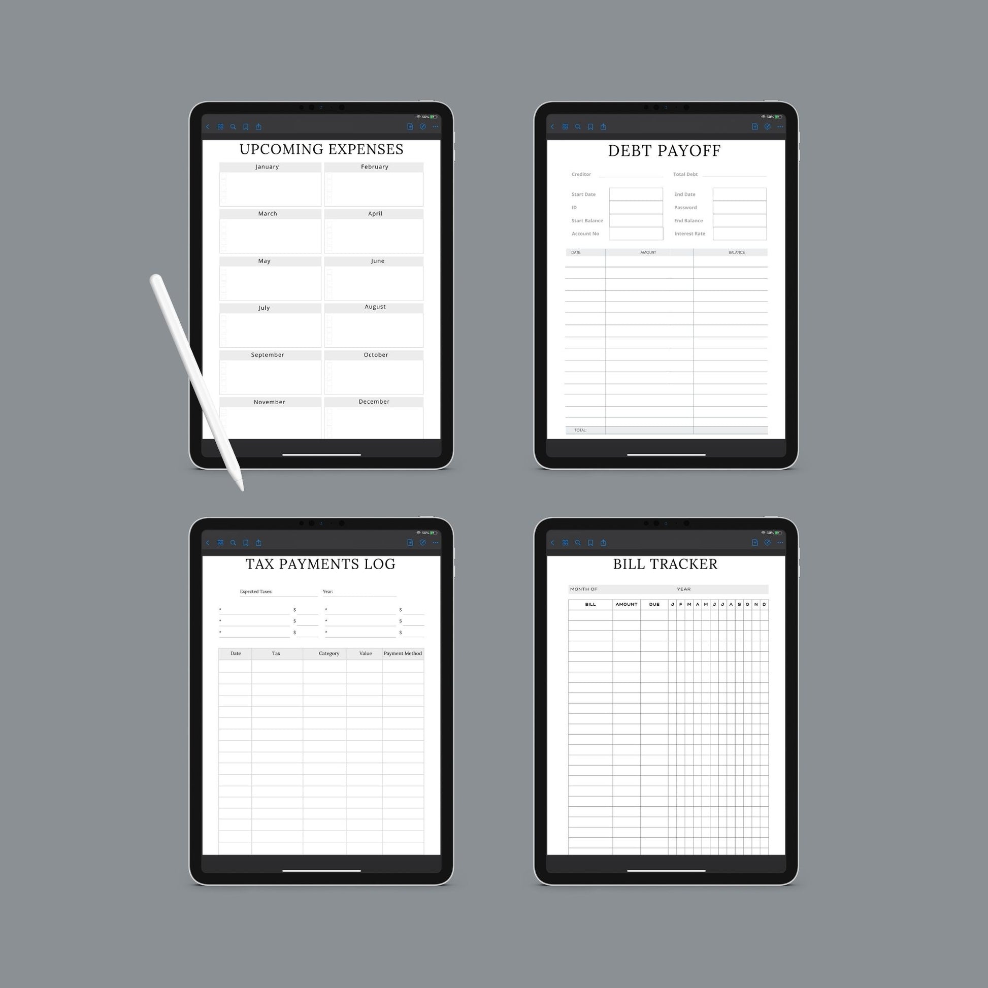The Rental Property Planner – Track Income, Expenses & Tenants for Landlords & Property Managers | Printable PDF