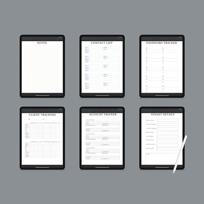 The Rental Property Planner – Track Income, Expenses & Tenants for Landlords & Property Managers | Printable PDF