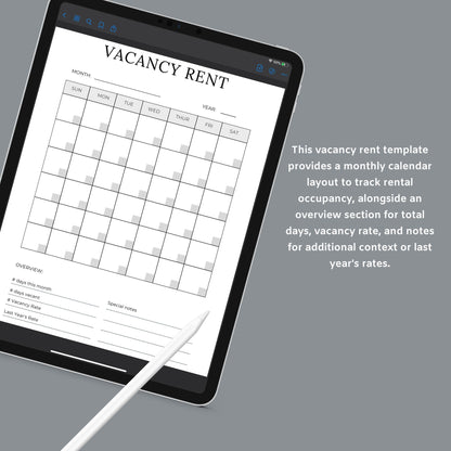The Rental Property Planner – Track Income, Expenses & Tenants for Landlords & Property Managers | Printable PDF
