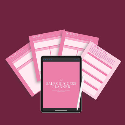 The Sales Success Planner – Track Goals, Revenue & Strategies for Business Growth | Printable PDF