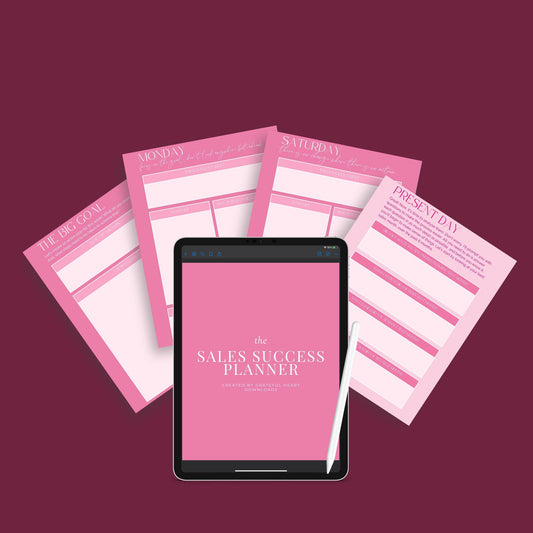 The Sales Success Planner – Track Goals, Revenue & Strategies for Business Growth | Printable PDF