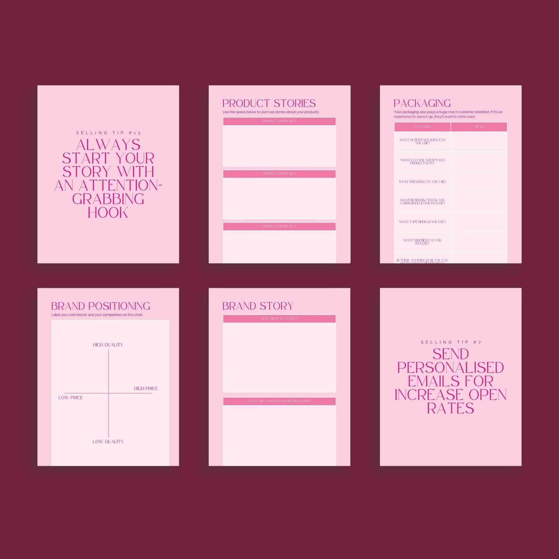 The Sales Success Planner – Track Goals, Revenue & Strategies for Business Growth | Printable PDF