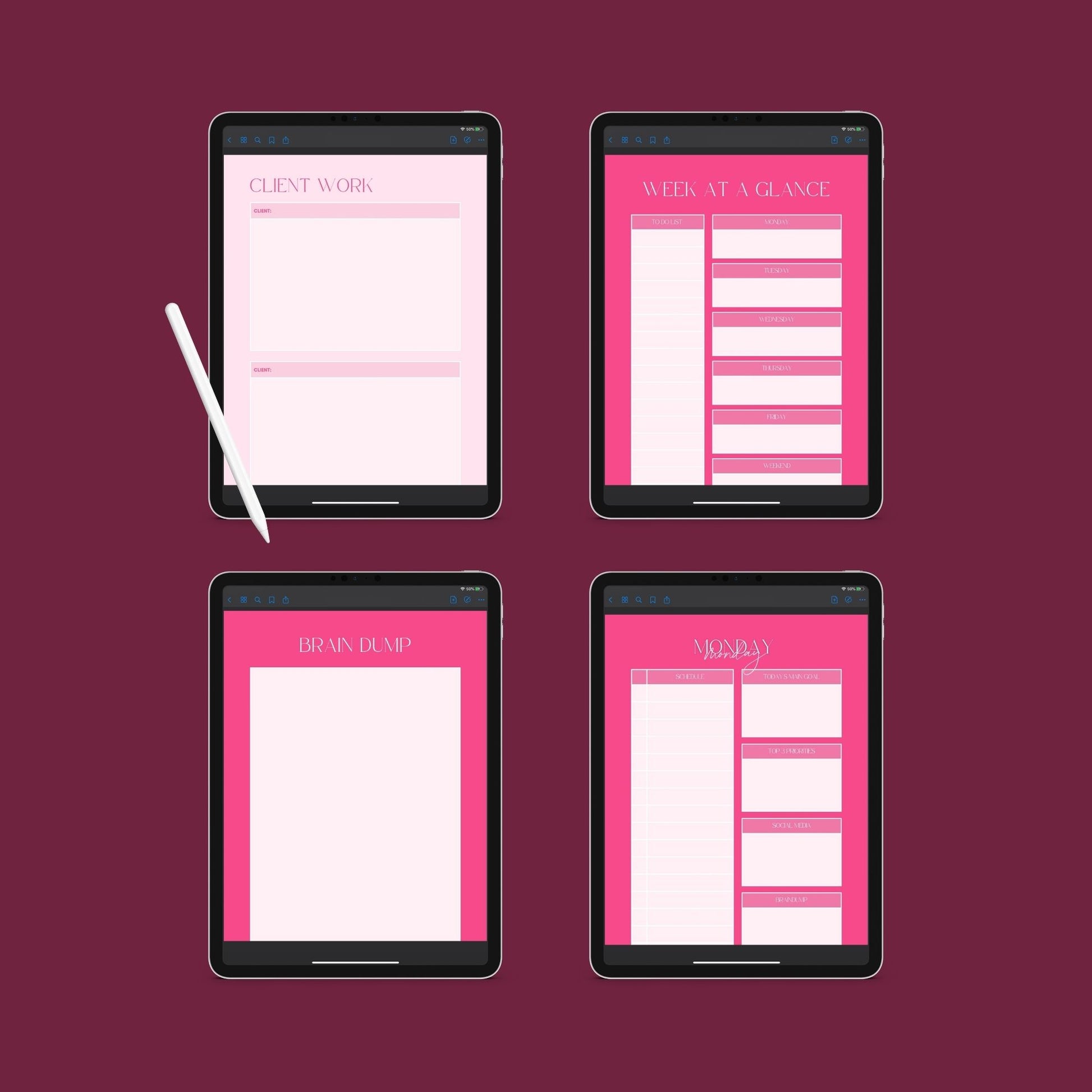 The Service Business Planner – Track Clients, Payments & Scheduling for Service-Based Businesses | Printable PDF