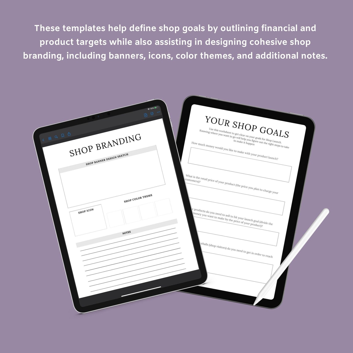The Shopify Planner – Step-by-Step Guide to Building, Launching & Scaling Your Online Store | Printable PDF
