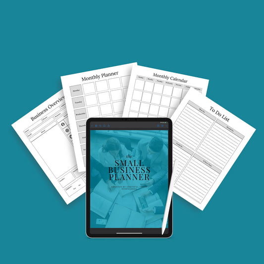 The Small Business Planner – Organize Finances, Marketing & Growth | Printable PDF