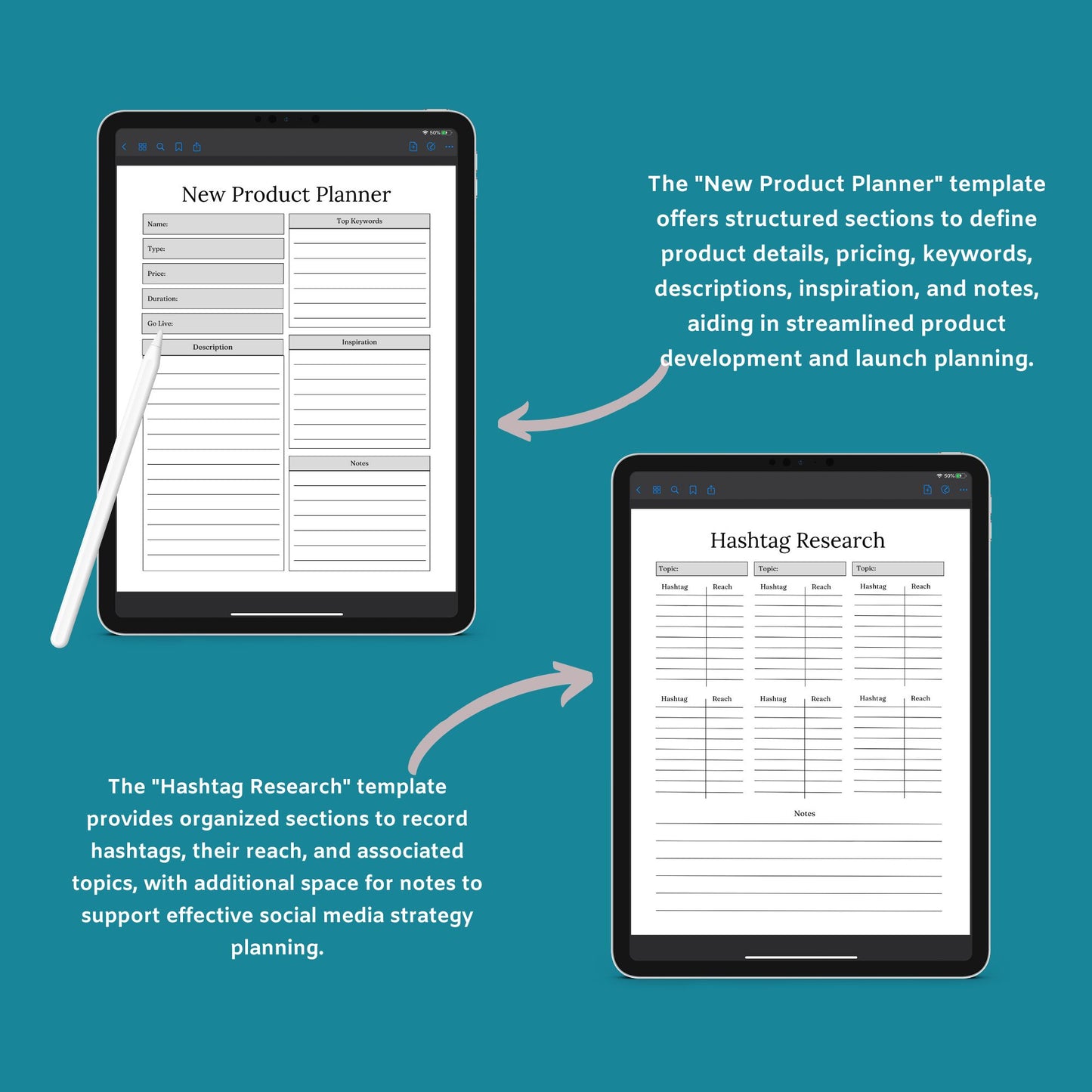 The Small Business Planner – Organize Finances, Marketing & Growth | Printable PDF
