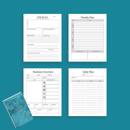 The Small Business Planner – Organize Finances, Marketing & Growth | Printable PDF