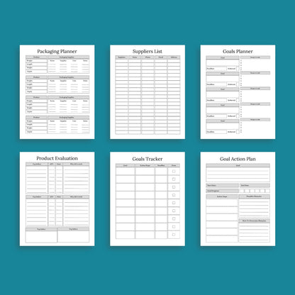 The Small Business Planner – Organize Finances, Marketing & Growth | Printable PDF