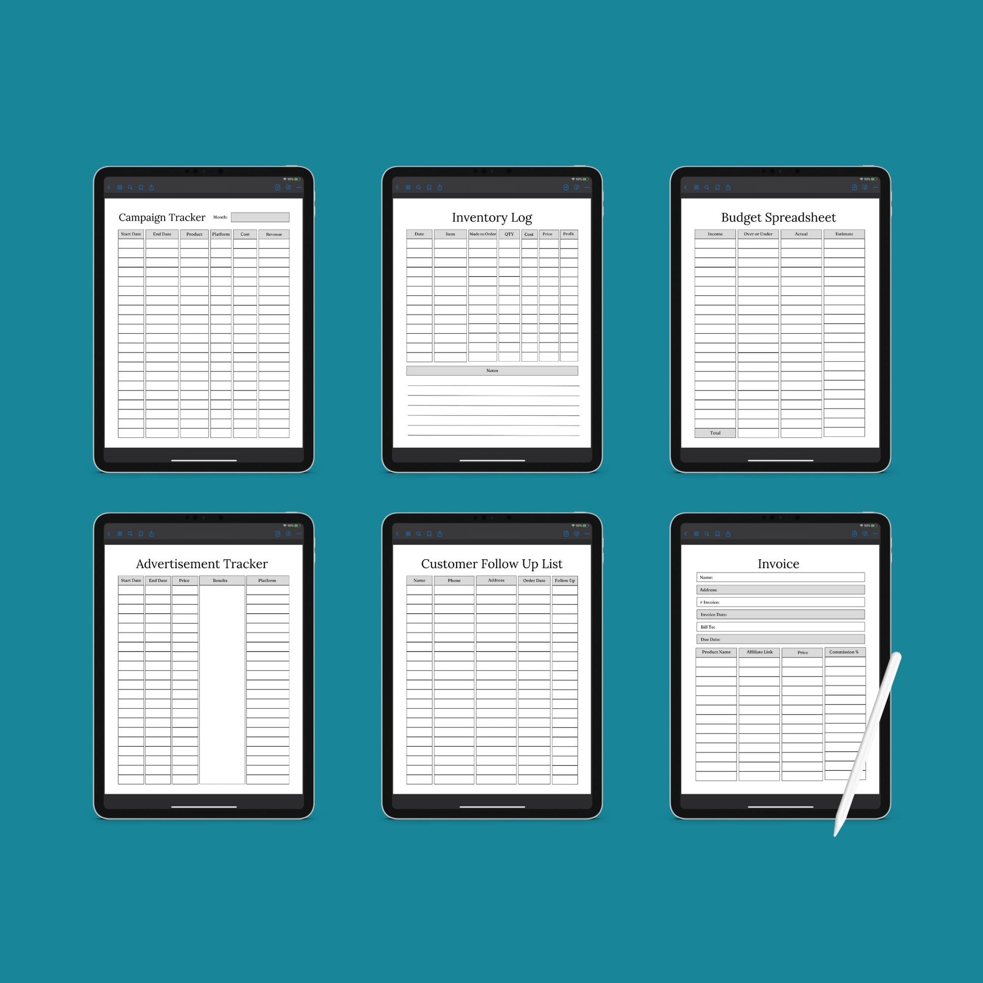 The Small Business Planner – Organize Finances, Marketing & Growth | Printable PDF