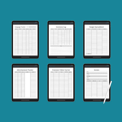The Small Business Planner – Organize Finances, Marketing & Growth | Printable PDF