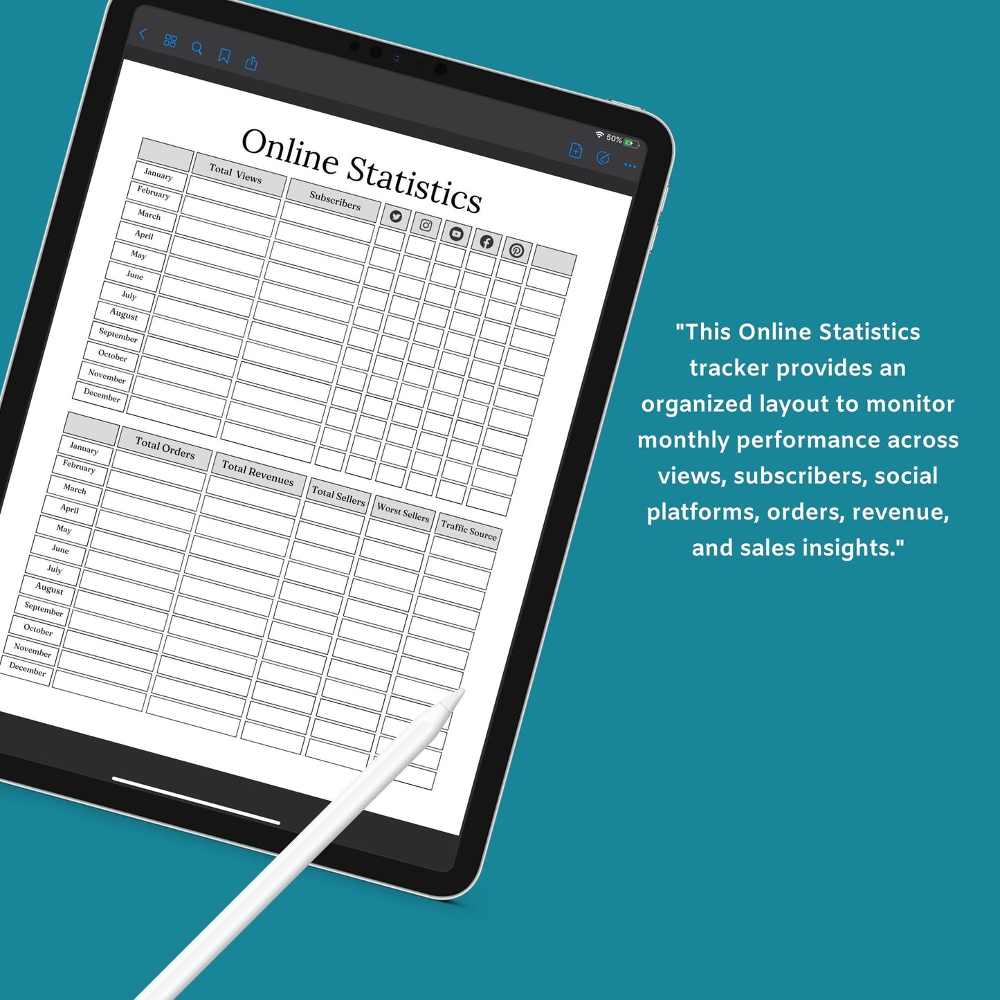 The Small Business Planner – Organize Finances, Marketing & Growth | Printable PDF