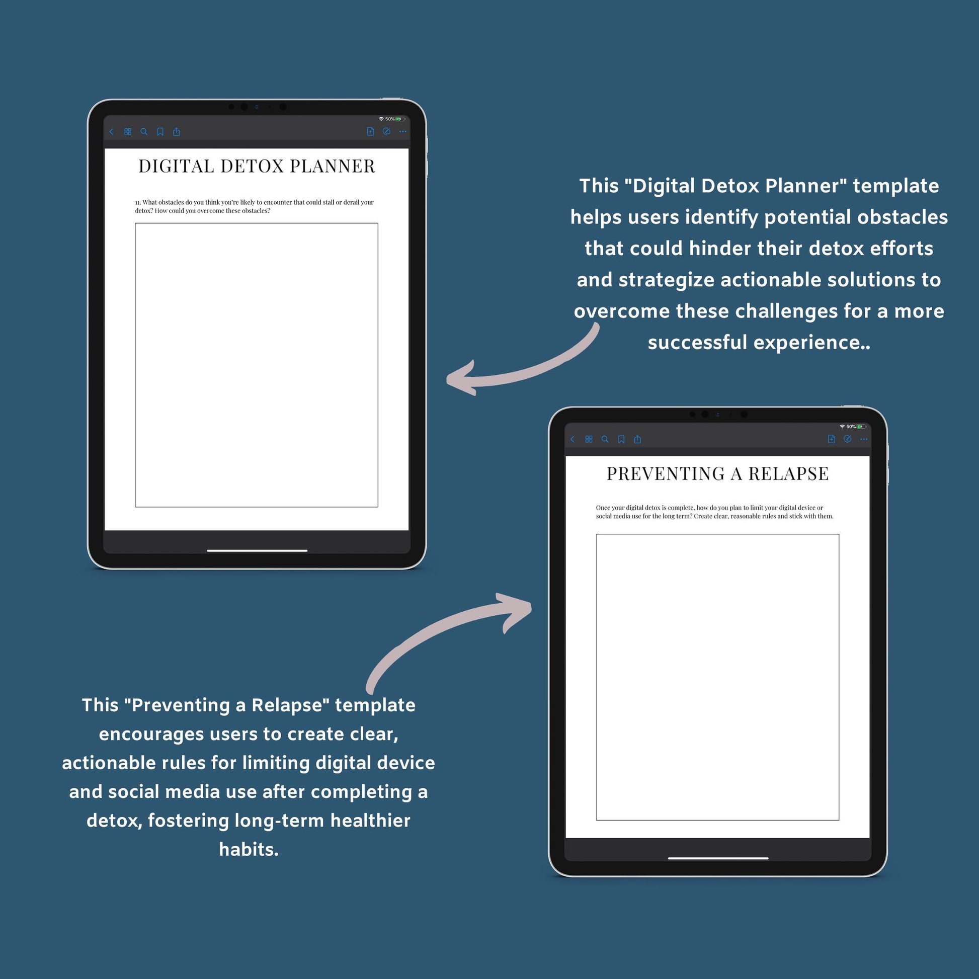 The Switch Off Planner – Digital Detox & Mindfulness Tracker for a Balanced Life | Printable PDF