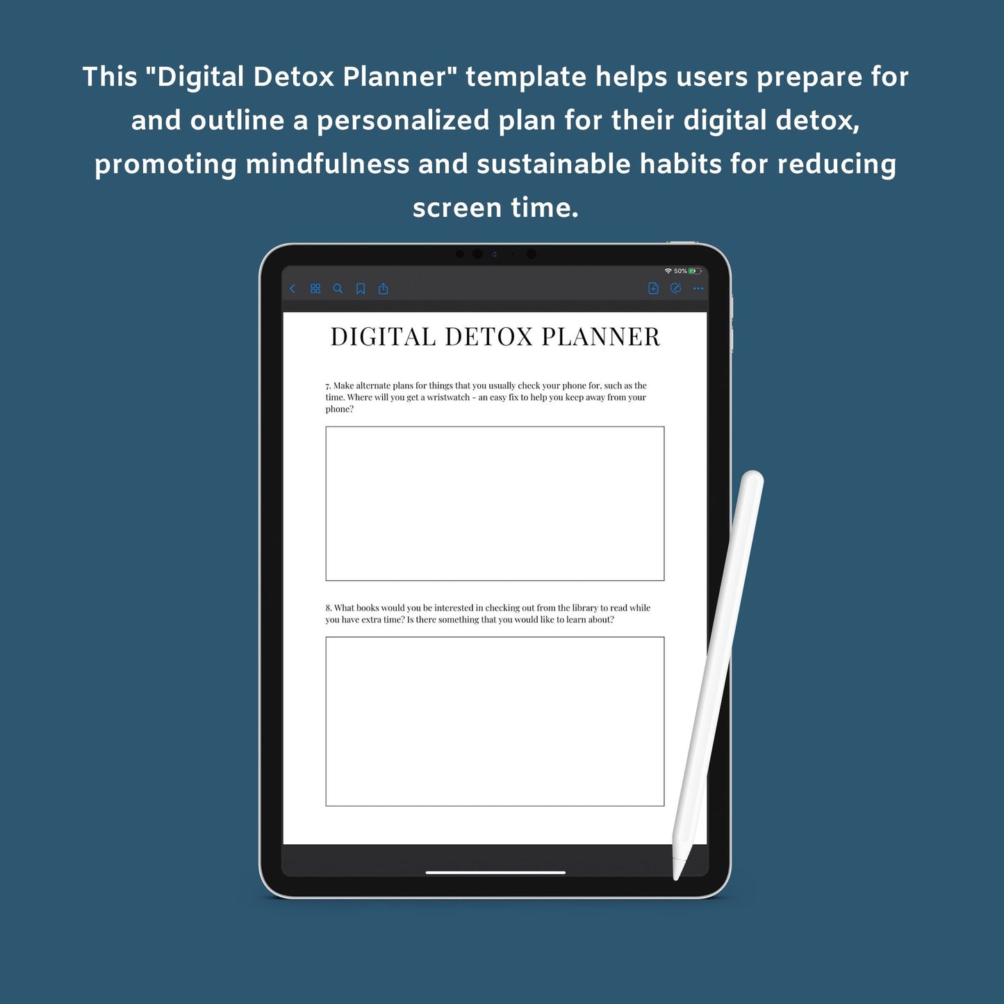 The Switch Off Planner – Digital Detox & Mindfulness Tracker for a Balanced Life | Printable PDF