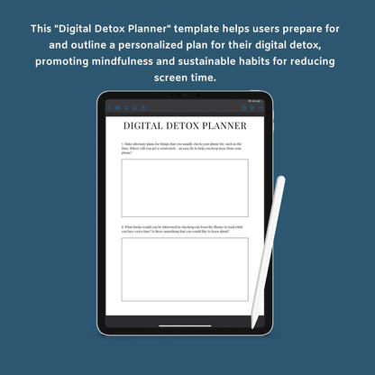 The Switch Off Planner – Digital Detox & Mindfulness Tracker for a Balanced Life | Printable PDF