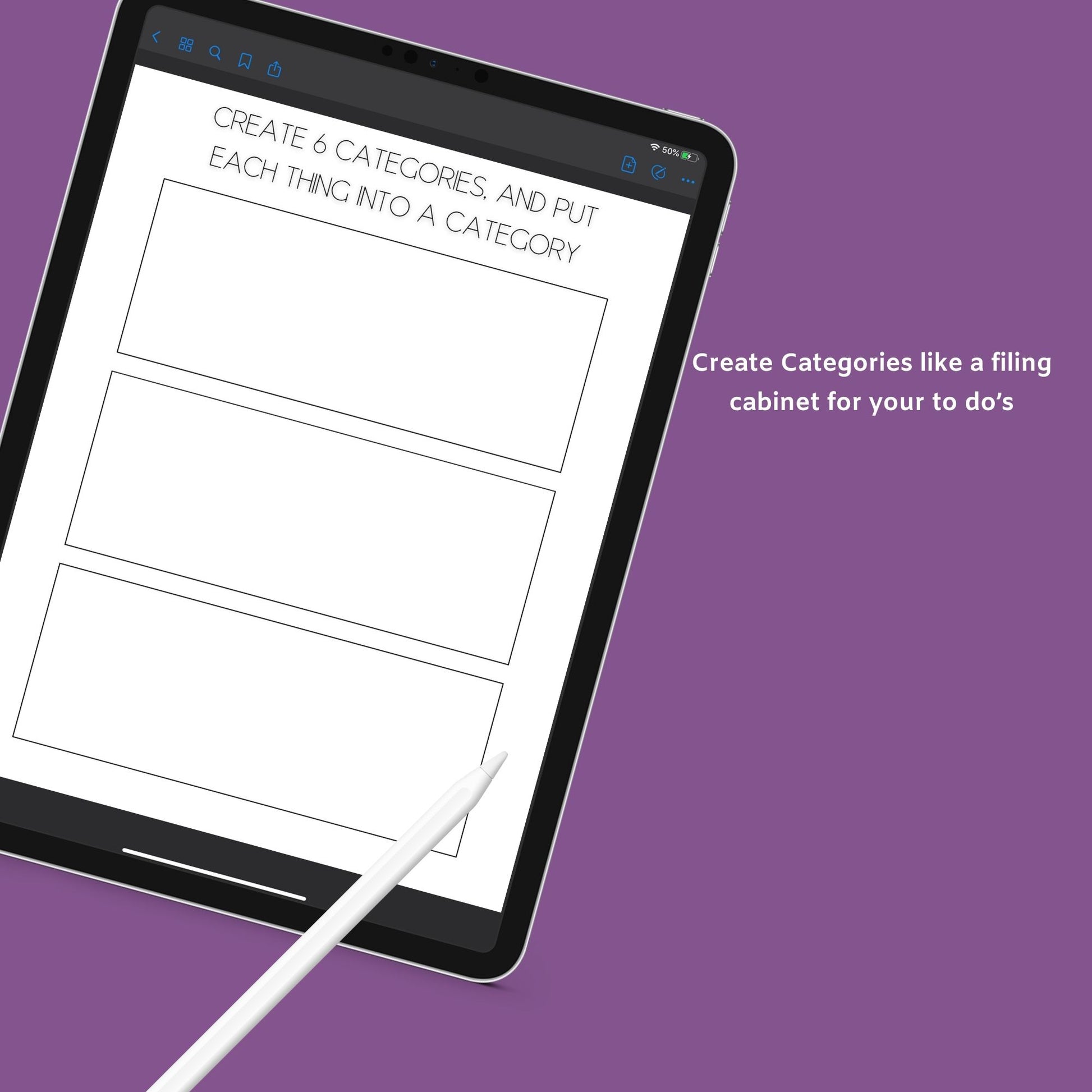 The Overwhelm Journal – Digital Printable Planner to Reduce Stress & Regain Focus | Instant Download