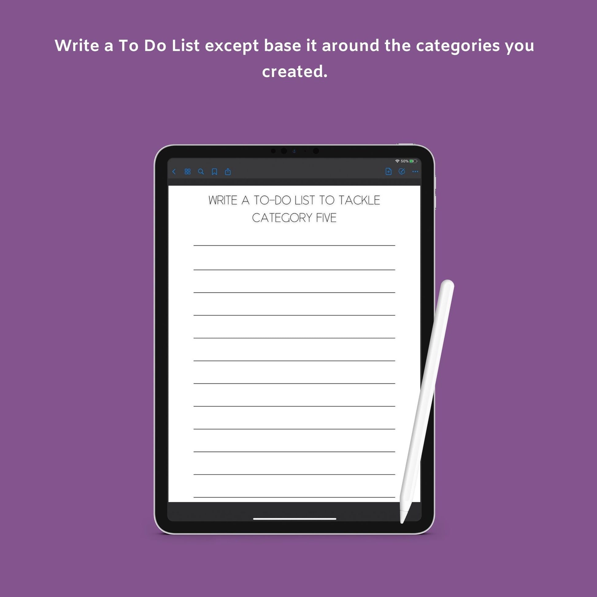 The Overwhelm Journal – Digital Printable Planner to Reduce Stress & Regain Focus | Instant Download