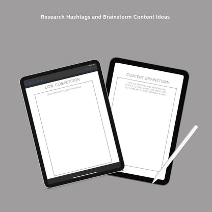 The Viral Planner – Track Social Media Growth & Create High-Engagement Content | Printable PDF