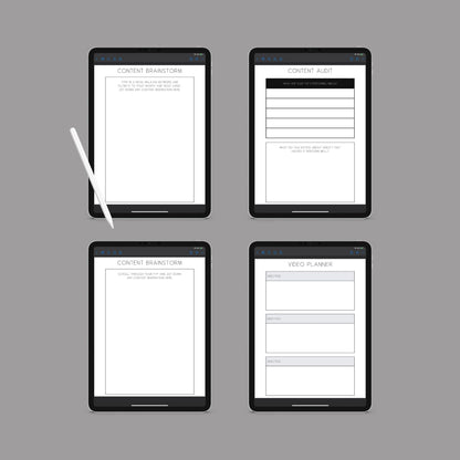 The Viral Planner – Track Social Media Growth & Create High-Engagement Content | Printable PDF