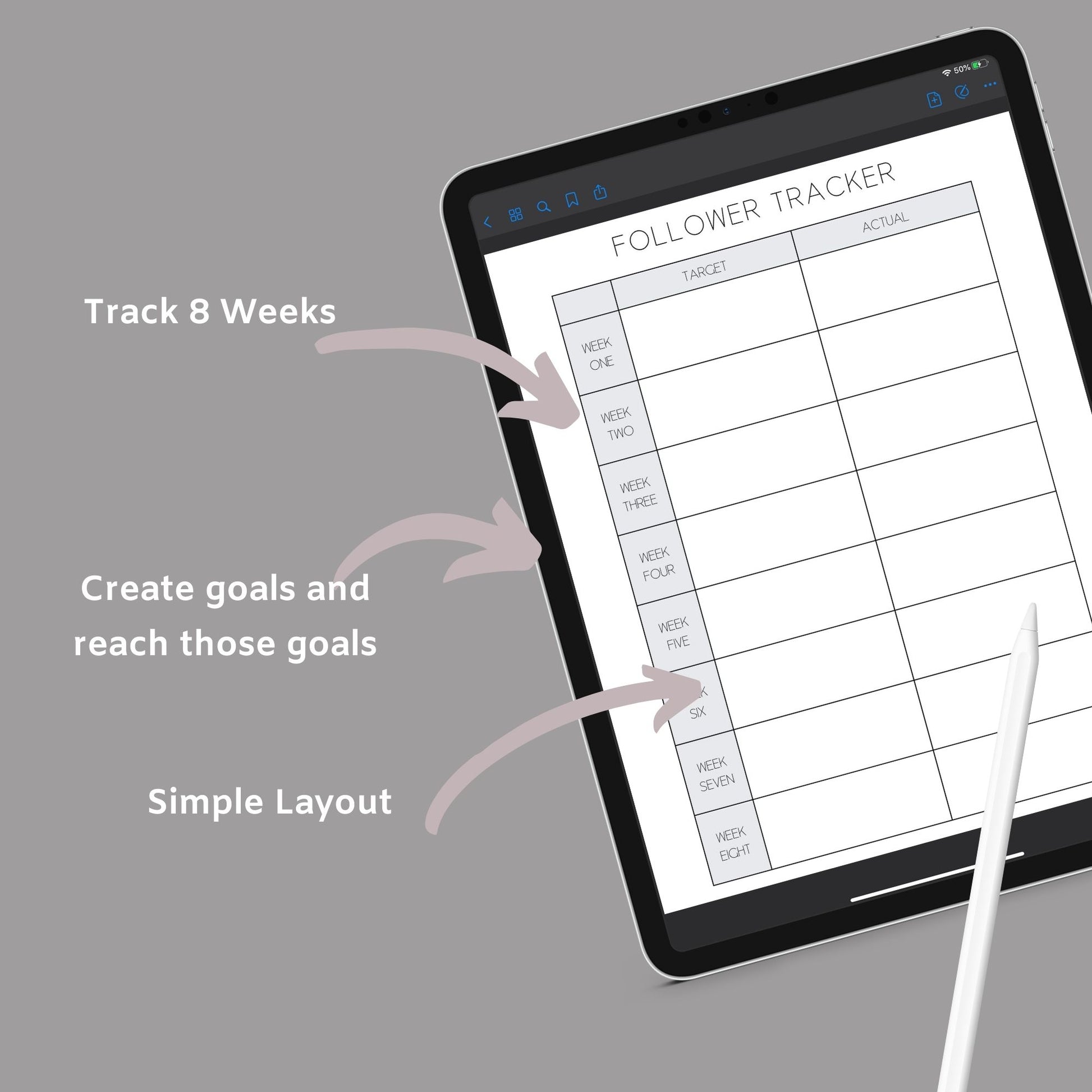 The Viral Planner – Track Social Media Growth & Create High-Engagement Content | Printable PDF