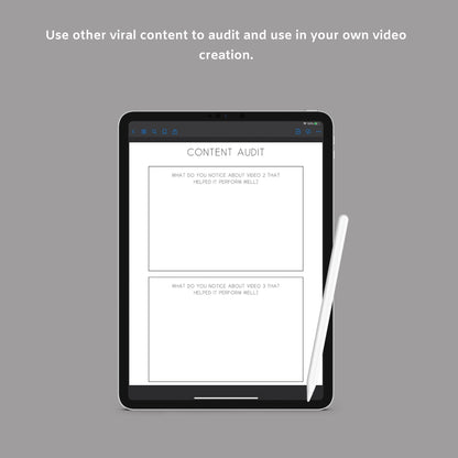 The Viral Planner – Track Social Media Growth & Create High-Engagement Content | Printable PDF
