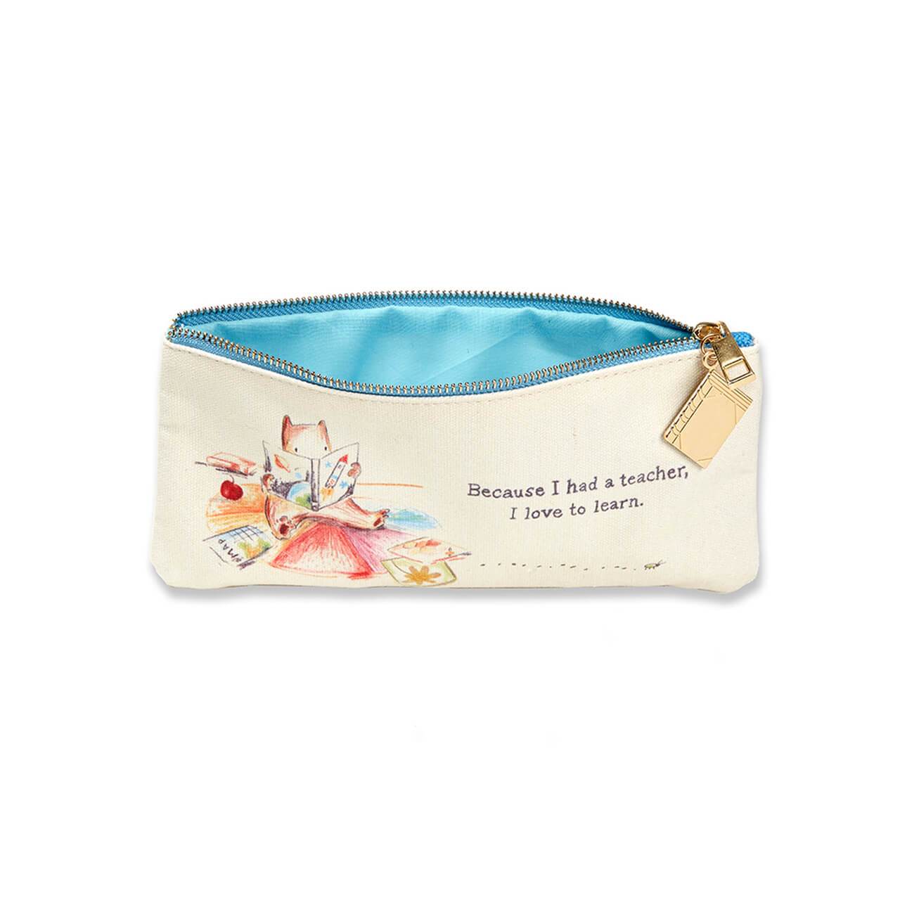 "Because I Had a Teacher" Pencil Case – A Heartfelt Tribute to Educators - The Grateful Collective
