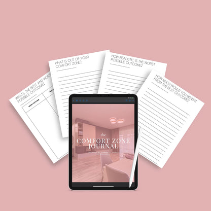 Comfort Zone Journal | Self-Growth & Mindset Planner | Digital PDF
