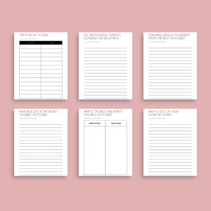 Comfort Zone Journal | Self-Growth & Mindset Planner | Digital PDF