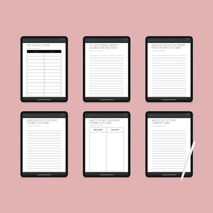 Comfort Zone Journal | Self-Growth & Mindset Planner | Digital PDF